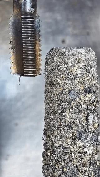Re screwing a screw.