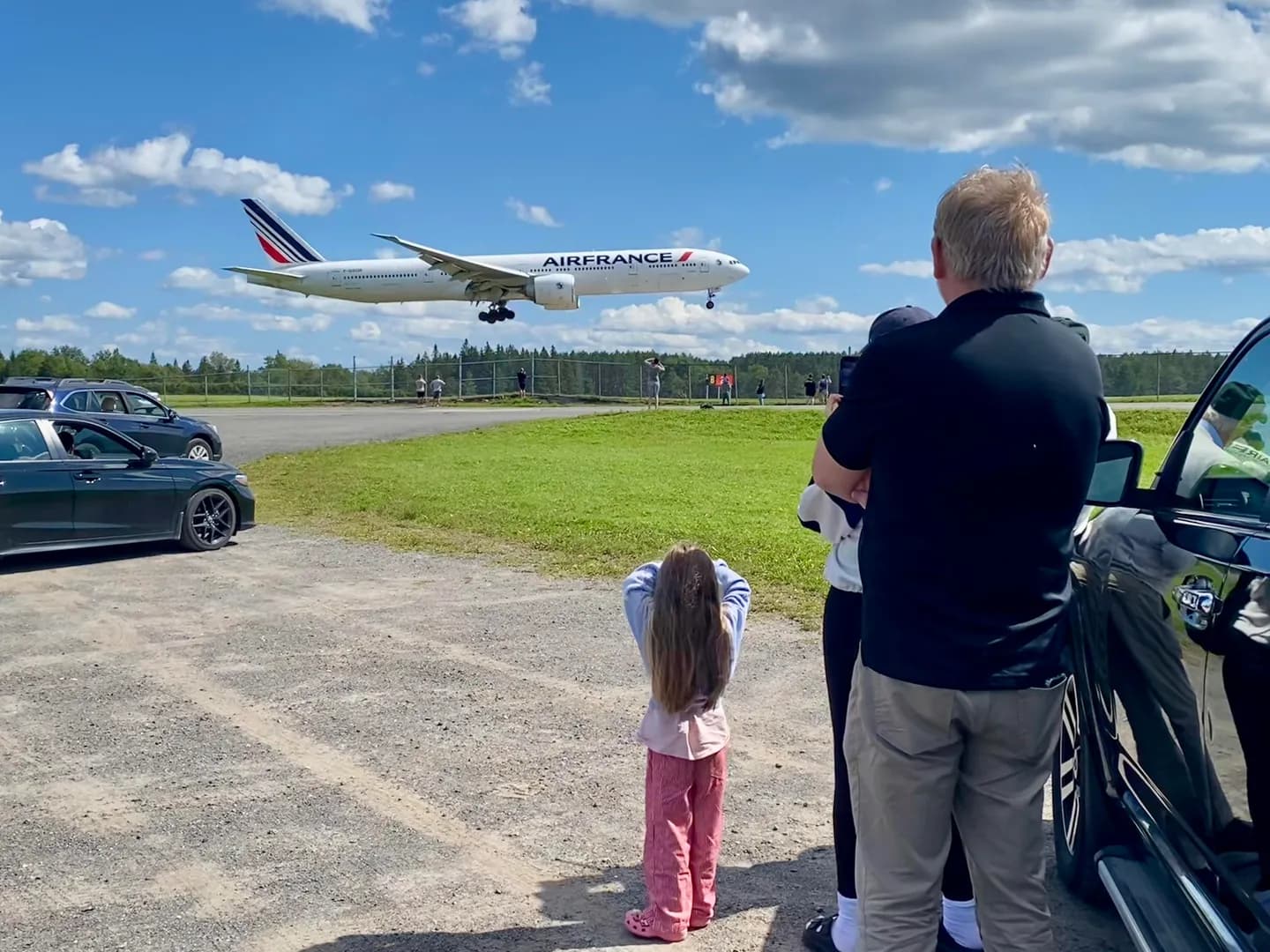 Took my aircraft-loving 4-year-old daughter to the airport to watch the arrivals and departures for the first time
