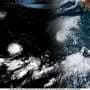 Rare train of Pacific cyclones fueled by historic El Niño