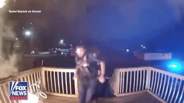 Not all heroes wear capes. The sheer relief of seeing them all get out safely.