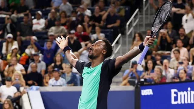 Gael Monfils, 40, oldest man to win US Open match since Connors in '92