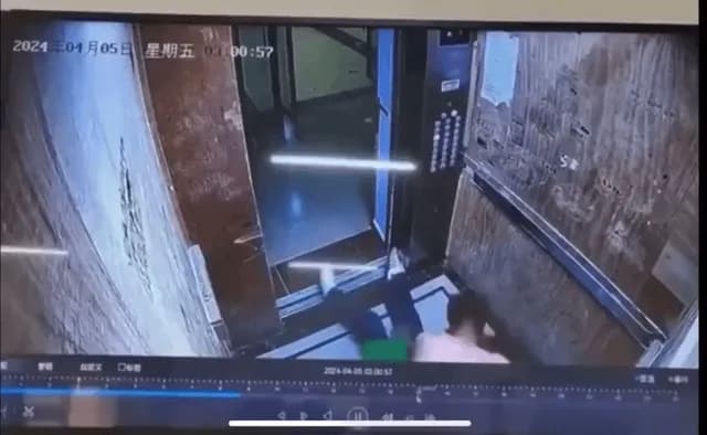 Security guard saves Woman