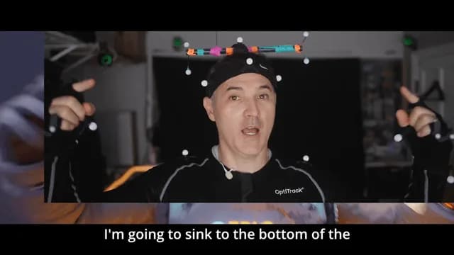 I spent 6 months animating myself sinking to the bottom of the Mariana Trench in real-time (no AI used, all VFX)
