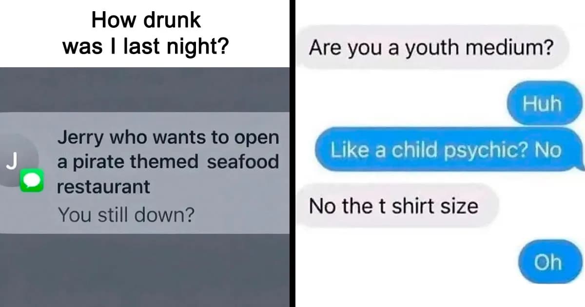 59 Hilarious Texts That Might Make You Cringe Or Cry-Laugh