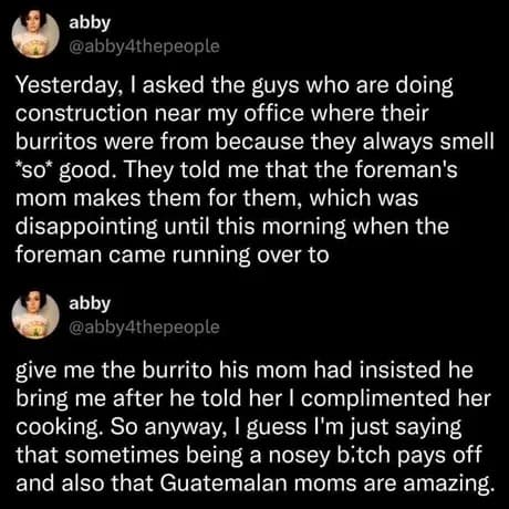 Food connects people