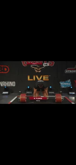 Raul Flores breaks the deadlift world record with 511 kg