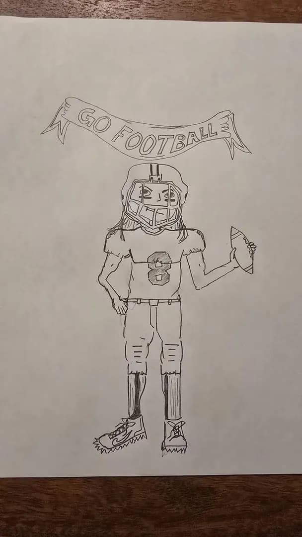 My wife has a fantasy football draft with her coworkers tomorrow and asked me to make a team logo, how did I do?