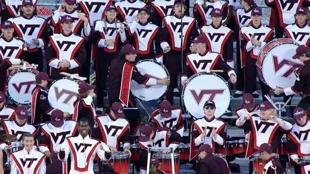 Virginia Tech’s first “Enter Sandman” of the season