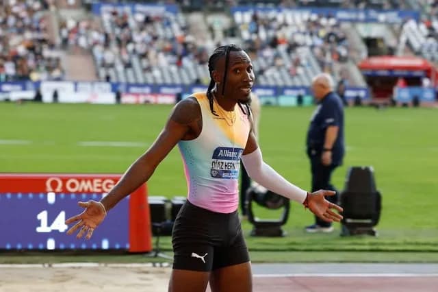 Andy Díaz won the Diamond League triple jump for the fourth time