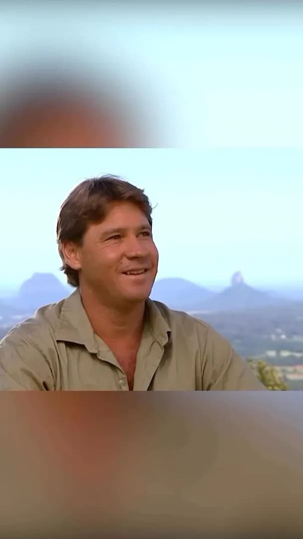 Steve Irwin talking about the birth of his daughter Bindi
