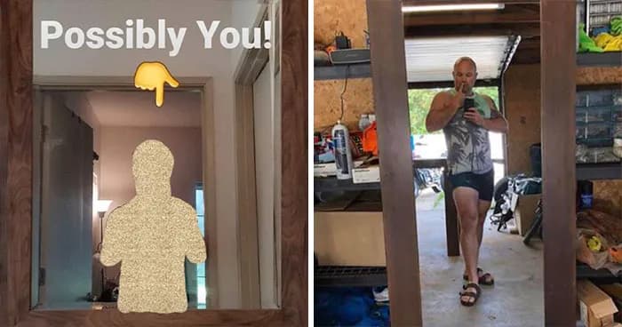 32 Times People Tried To Sell Mirrors That Showed The Funniest Reflections