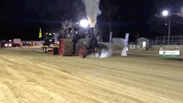 110 HP steam tractor pull