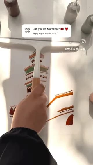 Swipe to unlock squish art