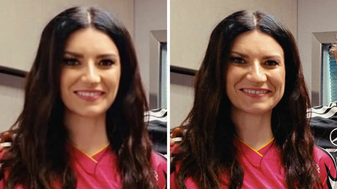 Laura Pausini Caught In A Case Of Instagram Versus Reality After Fans Compare Her Recent Photo To The Original