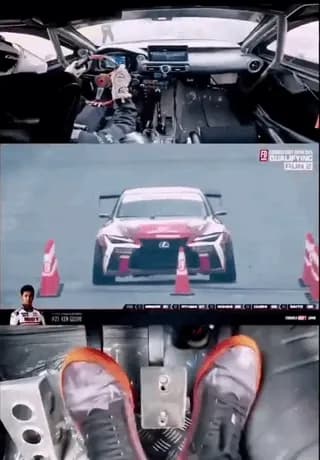 This is what real drift footwork looks like.