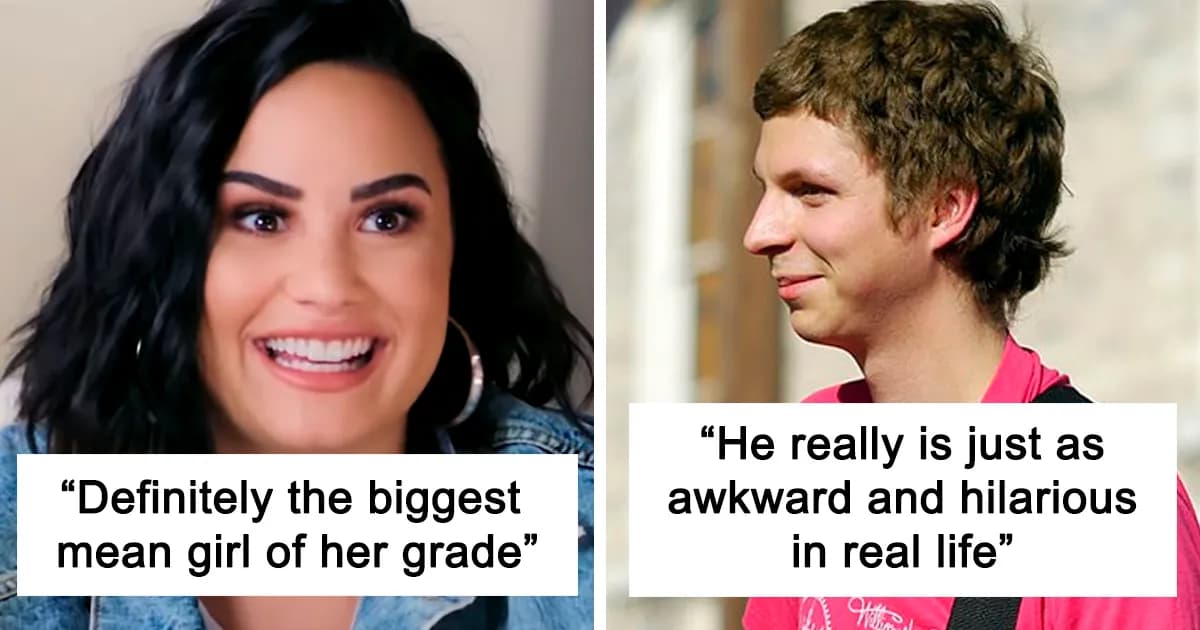 Before Fame: People Share Stories About Celebrities From School Days
