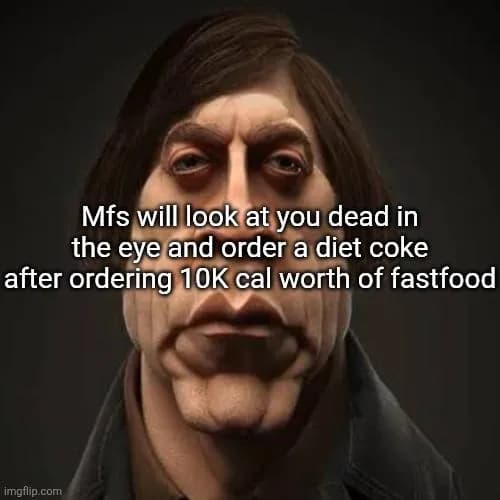 Atleast it's diet
