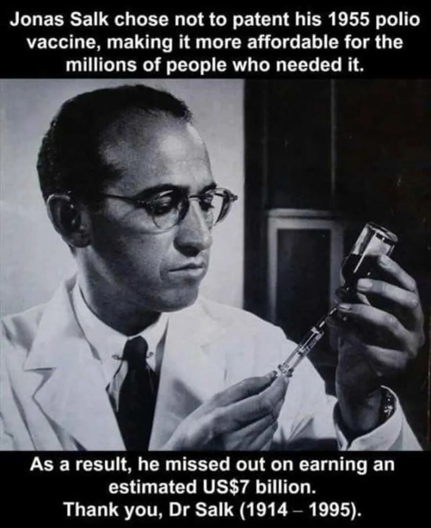 Dr Salk, Great guy