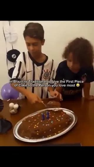 The first piece of cake