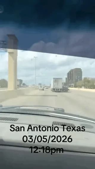 Man sacrifices his truck to save another driver’s life.