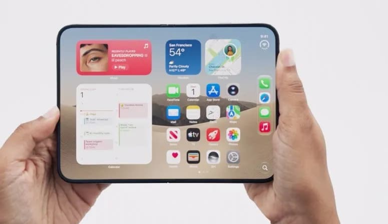 Apple unveils its first foldable, the iPhone Duo | TechCrunch