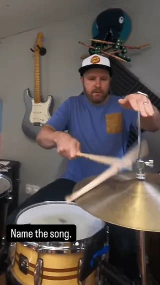 Play the drums in a unique way