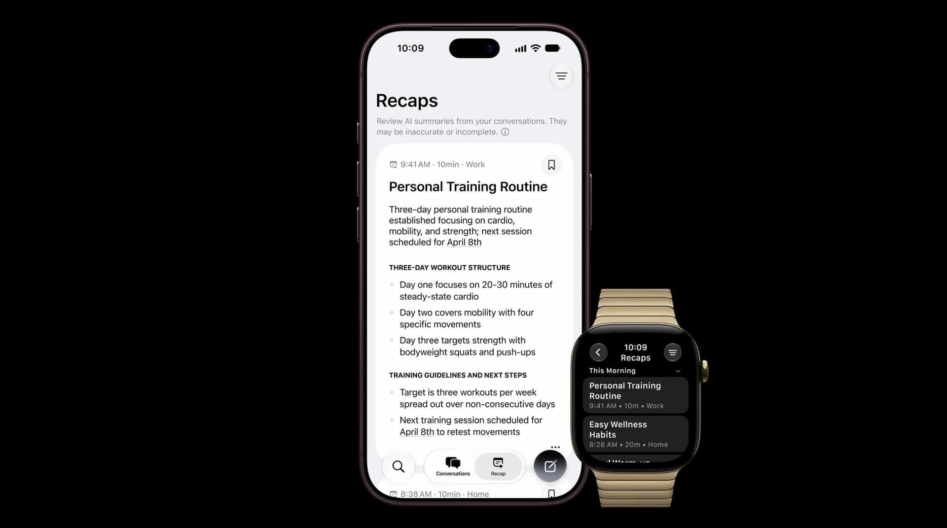 Apple's Siri Recap will remember your conversations for you