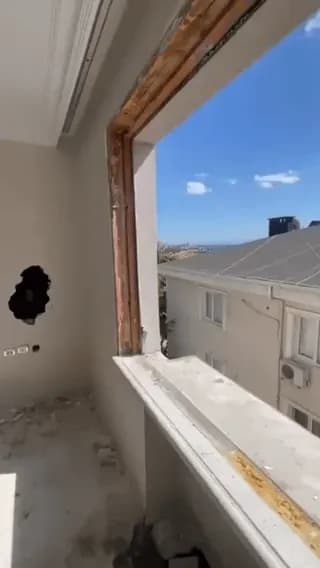 a bee colony discovered during urban transformation work on a building in Istanbul