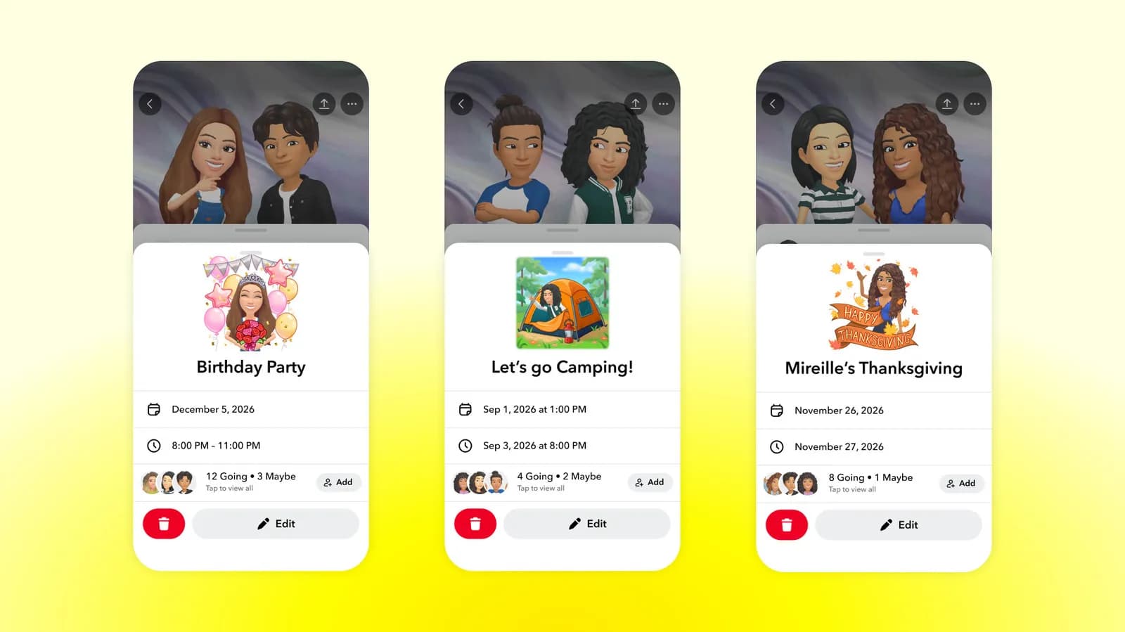 You can now plan IRL events on Snapchat - Engadget