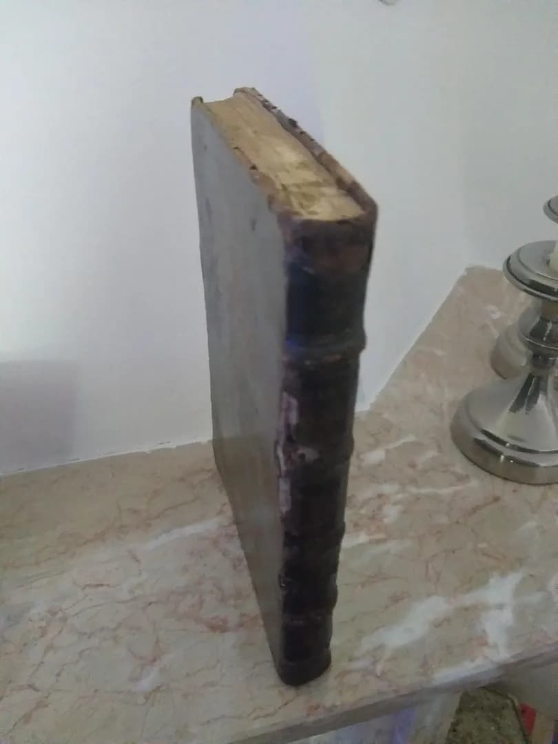 Book from 1758 explaining earthquakes that has been resting in the fireplace mantelpiece for 40yrs as an antique paperweight, not even my grandfather knew how it ended up in his possession.