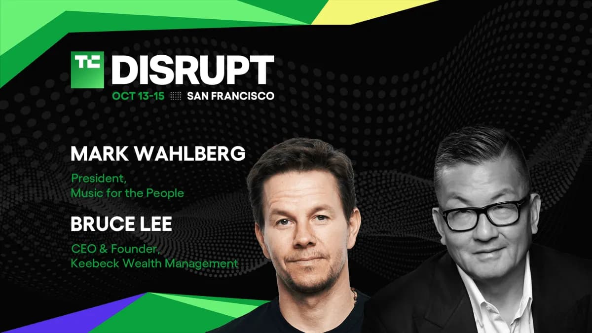 Mark Wahlberg is coming to TechCrunch Disrupt 2026 | TechCrunch