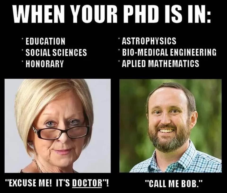 What your phd says ablut you