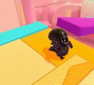 One of the goofiest things I’ve seen in a game is the Alien skin in Fall Guys