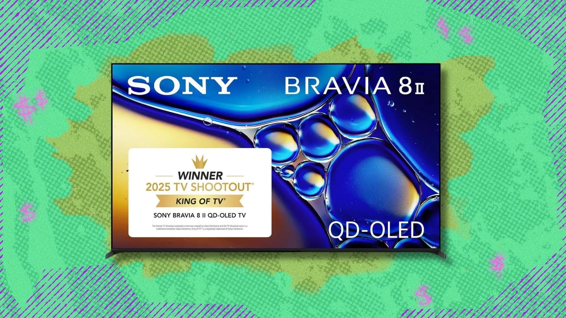 Best Sony TV deal: Save $801.99 on the Sony 65-Inch BRAVIA 8 II QD OLED 4K TV