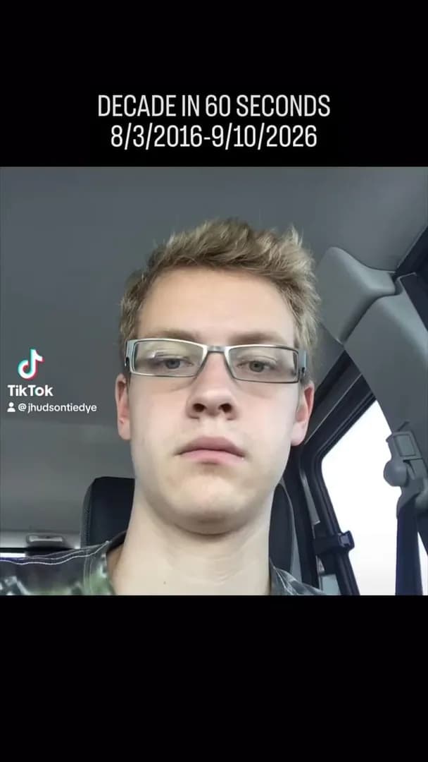 10 Years of aging in 1 minute