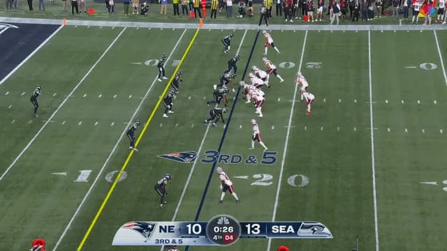 Drake Maye throws an interception to Josh Jobe and the Seahawks beat the Patriots in the Super Bowl rematch