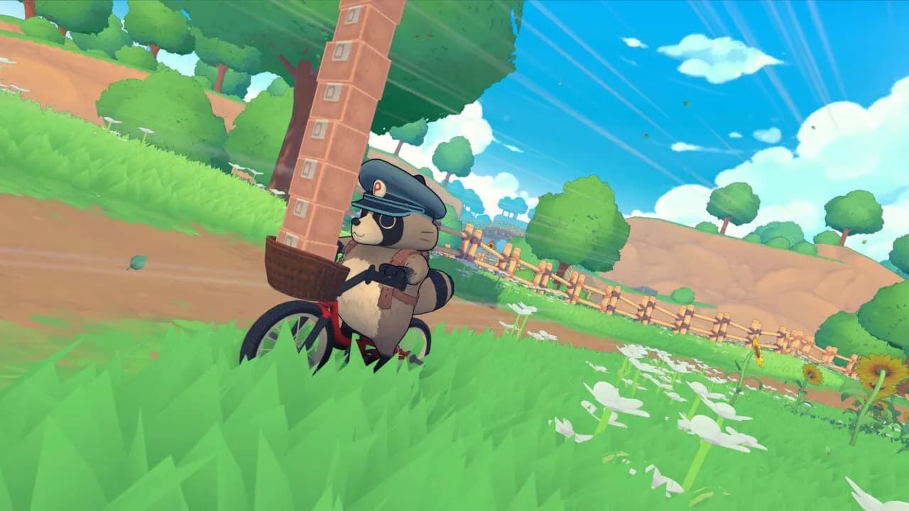 A Delivery Raccoon On A Bike Is Giving Me Summertime Nostalgia