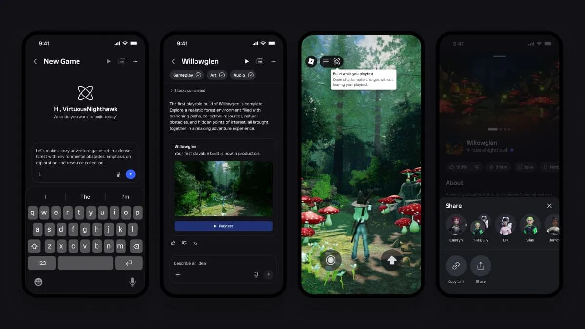 Roblox is making it easier to build games with AI — and play them outside Roblox | TechCrunch