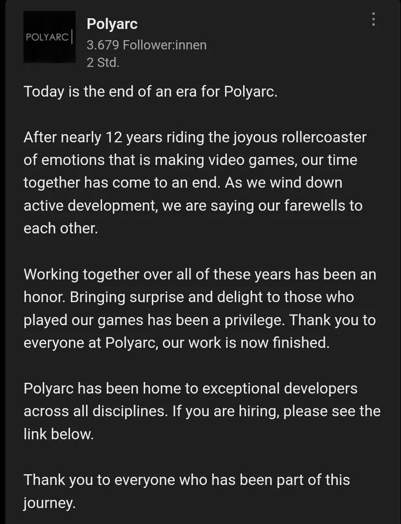 Polyarc, developer of “Moss: The Forgotten Relic”, is shutting down