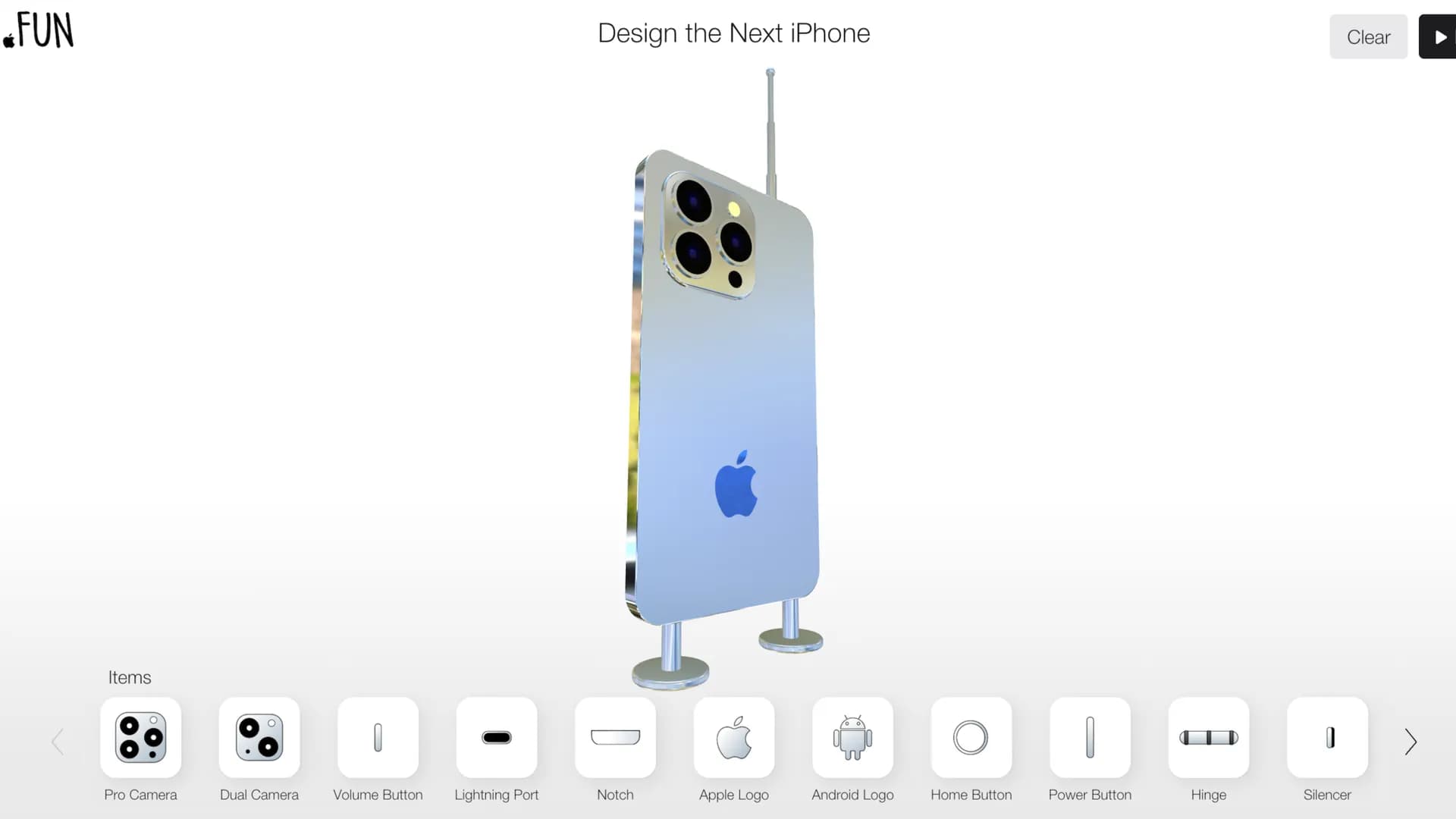 I played 'Design the next iPhone' and made an abomination