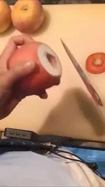 The way apple got peeled