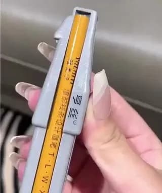 The sharpening of this pencil