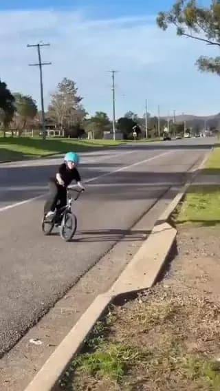 Never give up, Keep moving forward, no matter how difficult it gets...also change your strategy as the kid change the ramp before the final flip 🙃