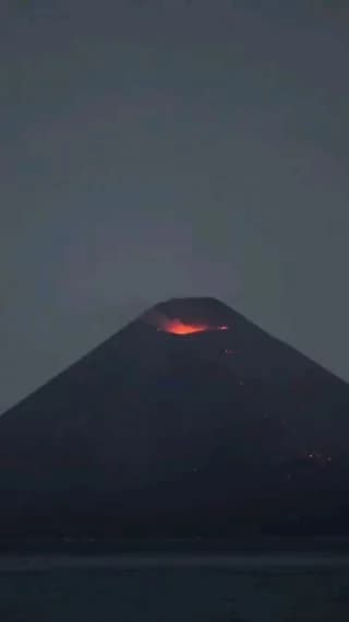 Volcano Eruption of Anak Krakatau