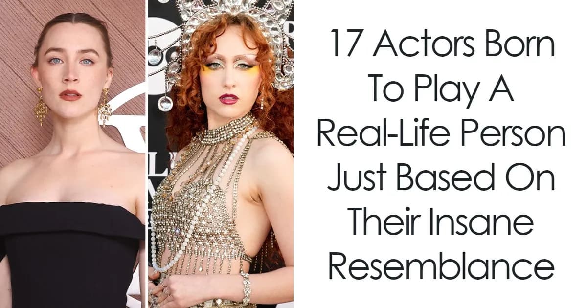 Actors Born To Play A Real-Life Person Just Based On Their Crazy Resemblance