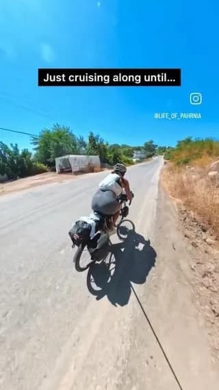 Turkish firemen hosting English cyclists on a fiery day