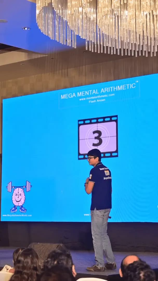 He is adding 5 Digits 50 Numbers Live.