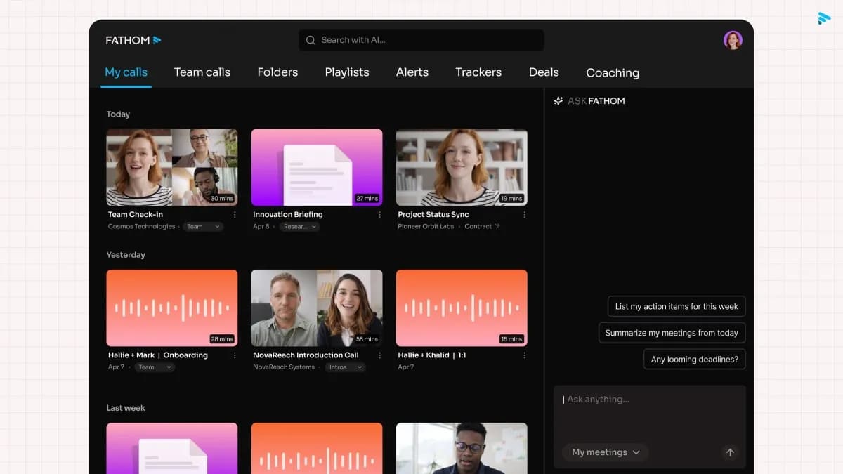 Superhuman acquires YC-backed notetaker Fathom as productivity platforms push for agentic work | TechCrunch