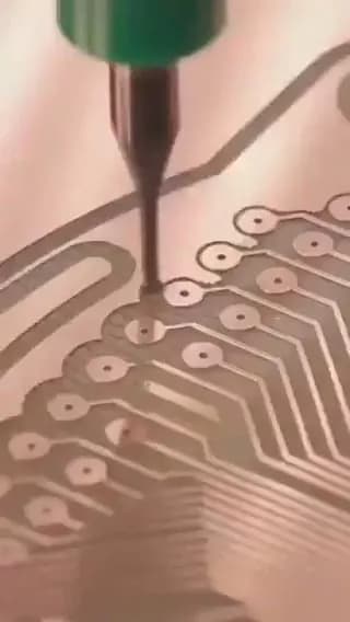 Oddly Satisfying Milling of Electronics Board.