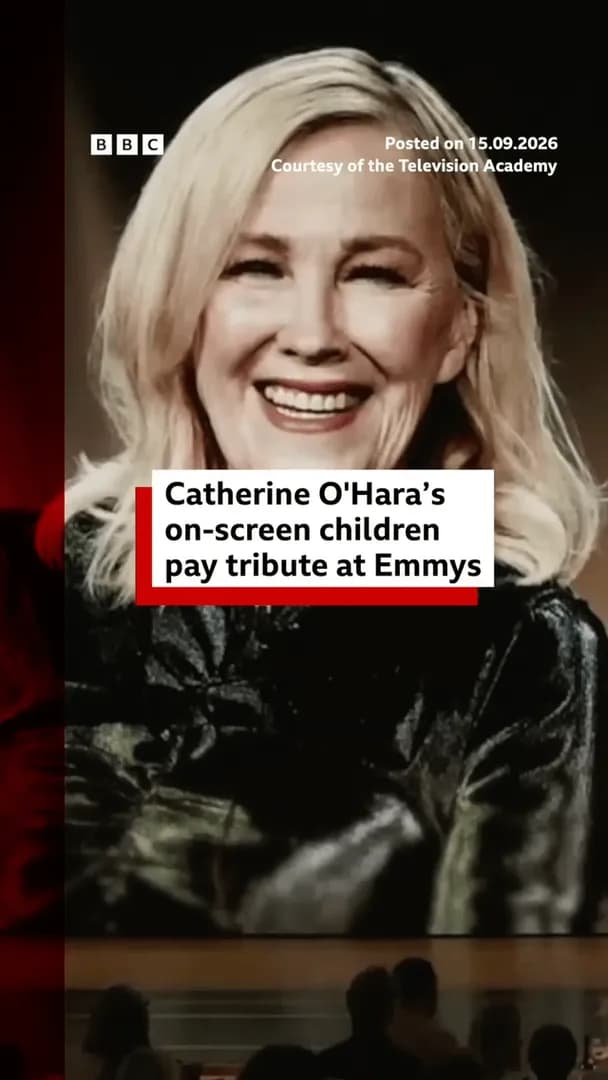 Catherine O'Hara’s on-screen children pay tribute to the late actress.